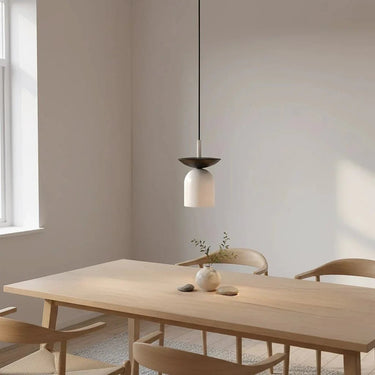 EGO 1-lichts hanglamp - Wit metaal