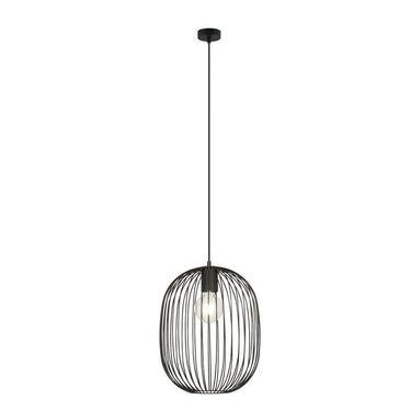 ONYX 1-lichts hanglamp - Zwart metaal