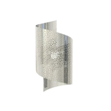 SPIRAL 1-lichts wandlamp - Chroom mesh
