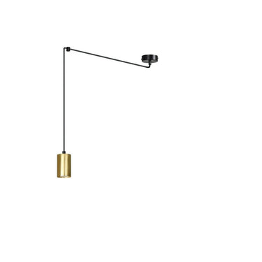 TRAKER 1-lichts hanglamp - Zwart goud