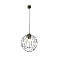 NANDO 1-lichts hanglamp - Zwart draadframe - Mooier Thuis