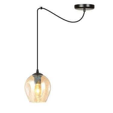 LEVEL 1-lichts hanglamp - Amber glas