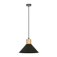 ROWEN 1-lichts hanglamp - Zwart metaal - Mooier Thuis