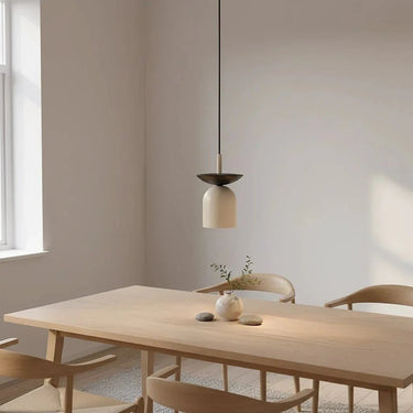 EGO 1-lichts hanglamp – Mokka beige
