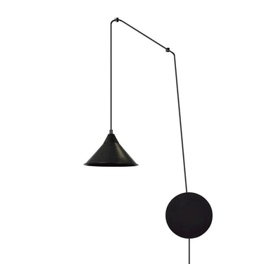 ABRAMO 1-lichts hanglamp - Zwart