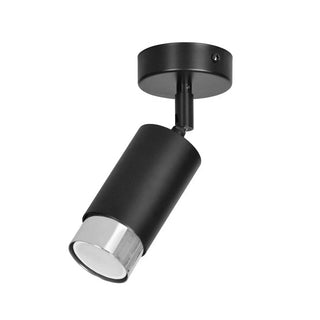 HIRO 1-lichts plafondlamp - Zwart chroom - Mooier Thuis