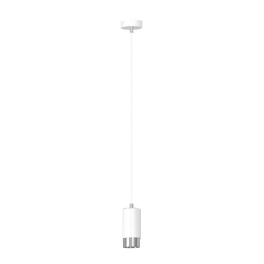 FUMIKO 1-lichts hanglamp - Wit chroom