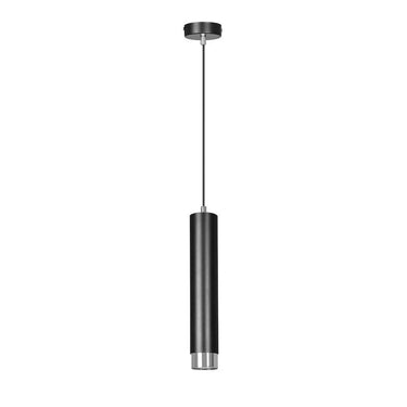 KIBO 1-lichts hanglamp - Zwart chroom