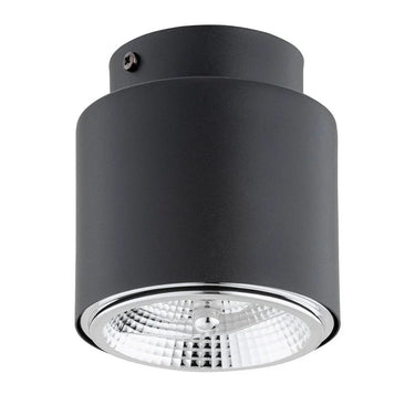 NANO 1-lichts opbouwspot - Zwart