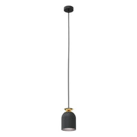TARGET 1-lichts hanglamp - Zwart met gouden accent - Mooier Thuis