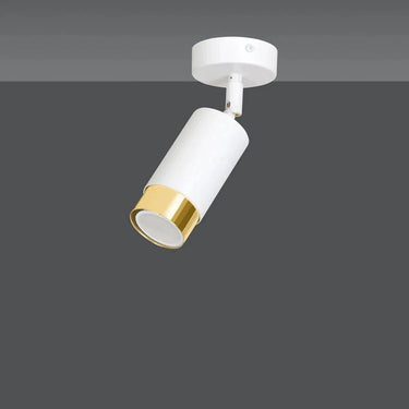 HIRO 1-lichts plafondspot - Wit goud