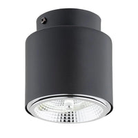 Emibig NANO 1-lichts opbouwspot - Zwart