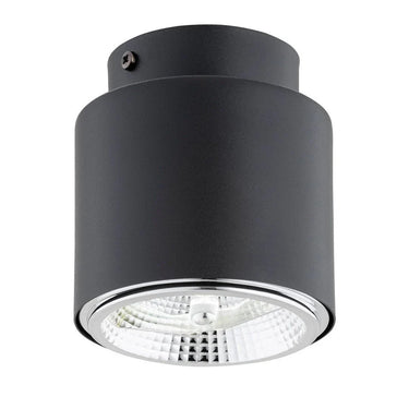 NANO 1-lichts opbouwspot - Zwart