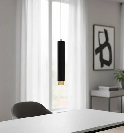 KIBO 1-lichts hanglamp - Zwart Goud
