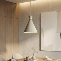Zero hanglamp hout 1-lichts mokka