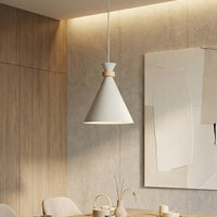 Zero hanglamp hout 1-lichts wit