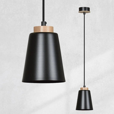 BOLERO 1-lichts hanglamp - Zwart