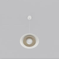 Emibig SKIN 1-lichts hanglamp – mokka/wit