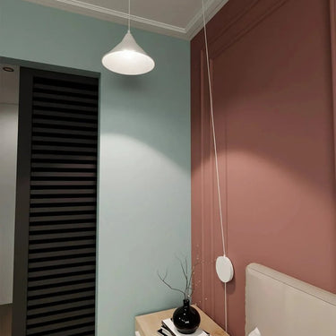 ABRAMO 1-lichts hanglamp – Wit