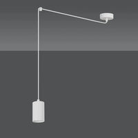 Emibig TRAKER 1-lichts railspot hanglamp - Wit