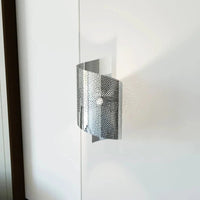 Emibig SPIRAL 1-lichts wandlamp - Chroom mesh