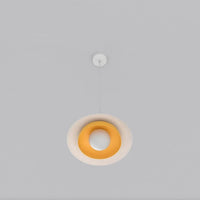 Emibig SKIN 1-lichts hanglamp - Wit-oranje