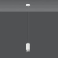 Emibig FUMIKO 1-lichts hanglamp - Wit chroom