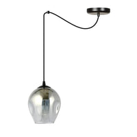 Emibig LEVEL 1-lichts hanglamp - Smoked glas