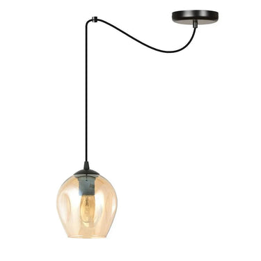 LEVEL 1-lichts hanglamp - Amber glas