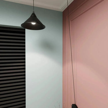 ABRAMO 1-lichts hanglamp - Zwart