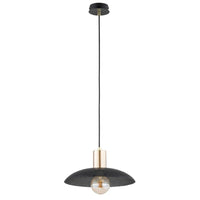 Emibig SPIRIT 1-lichts hanglamp - Zwart geperforeerd