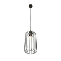Emibig VANDER 1-lichts hanglamp - Zwart metaal