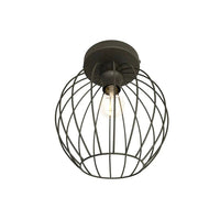 Emibig NEST 1-lichts plafondlamp - Zwart frame