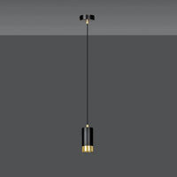 Emibig FUMIKO 1-lichts hanglamp - Zwart Goud