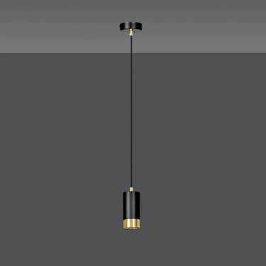 FUMIKO 1-lichts hanglamp - Zwart Goud