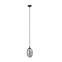 Emibig ASTRAL 1-lichts hanglamp - Smoked glas