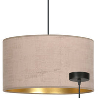 Emibig HILDE 1-lichts hanglamp - Roze fluweel