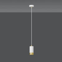 Emibig FUMIKO 1-lichts hanglamp - Wit-goud