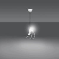 Emibig BOBI 1-lichts hanglamp - Wit frame