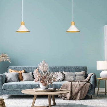 ROWEN 1-lichts hanglamp - Wit