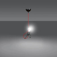 Emibig BOBI 1-lichts hanglamp - Zwart frame