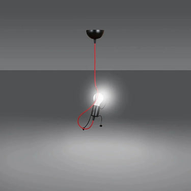 BOBI 1-lichts hanglamp - Zwart frame