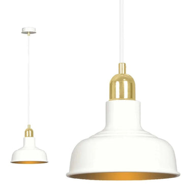 IBOR 1-lichts hanglamp - Wit