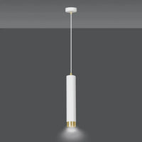 Emibig KIBO 1-lichts hanglamp - Wit met goud - Mooier Thuis