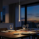 Selter hanglamp 1-lichts mokka hanglamp met buisvorm - Ø 2,5 cm