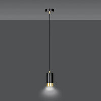 Emibig FUMIKO 1-lichts hanglamp - Zwart Goud - Mooier Thuis