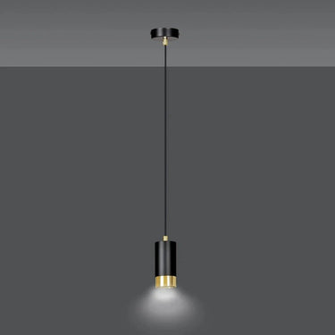 FUMIKO 1-lichts hanglamp - Zwart Goud