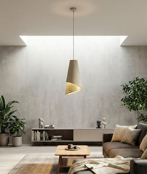 Moda hanglamp rotan 1-lichts beige naturel