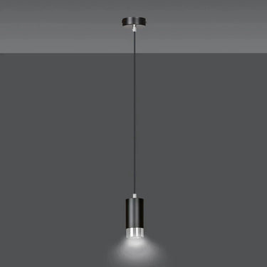 FUMIKO 1-lichts hanglamp - Zwart Chroom