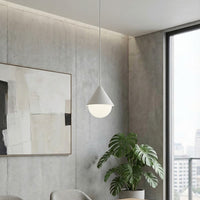 Giro hanglamp wit glas 1-lichts